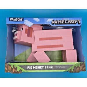 Minecraft Pig Money Coin Bank Piggy Bank Mojang Paladone NEW IN BOX